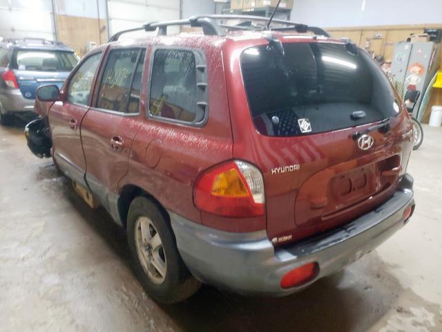 Photo 3 from auction – 2004 HYUNDAI SANTA FE G with VIN KM8SC73D44U853695