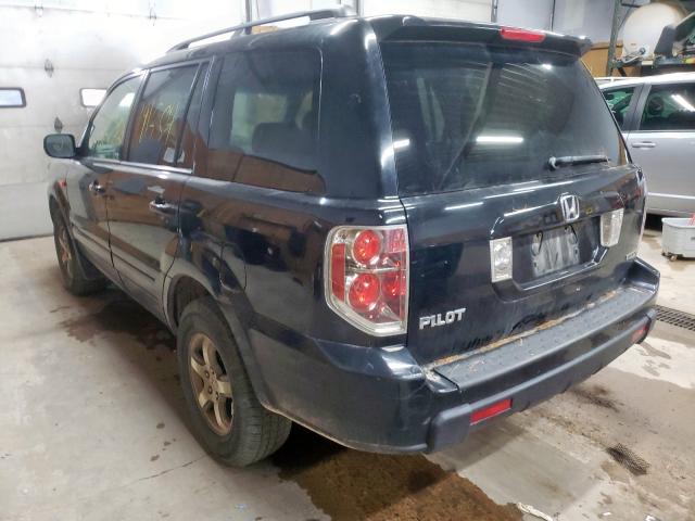 Photo 3 from auction – 2007 HONDA PILOT EXL with VIN 2HKYF18597H507922