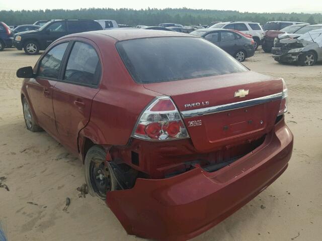 Photo 3 from auction – 2008 CHEVROLET AVEO BASE/ with VIN KL1TD56608B059681