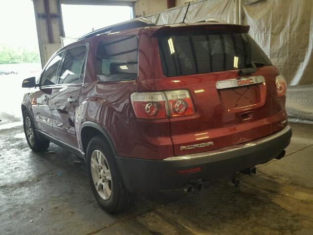 Photo 3 from auction – 2009 GMC ACADIA SLT with VIN 1GKEV23D99J215633