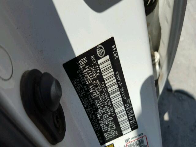 Photo 10 from auction – 2007 TOYOTA CAMRY CE with VIN 4T4BE46KX7R010145