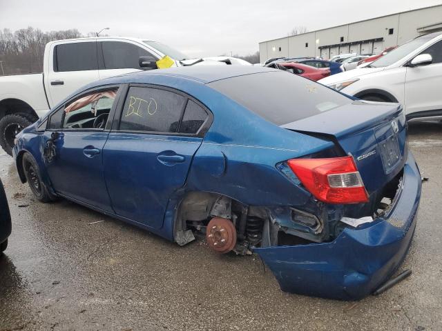 Photo 2 from auction – 2012 HONDA CIVIC LX with VIN 19XFB2F53CE063351