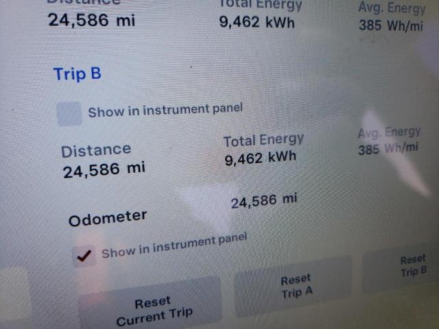 Photo 9 from auction – 2020 TESLA MODEL X with VIN 5YJXCBE41LF246235