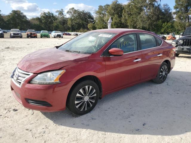 NISSAN SENTRA S 2014 with VIN 3N1AB7AP0EL630262 - Photo from auction