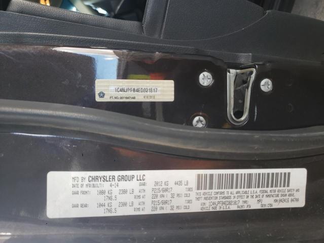Photo 14 from auction – 2014 JEEP PATRIOT LA with VIN 1C4NJPFB4ED821817