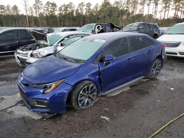 TOYOTA COROLLA SE 2022 with VIN 5YFS4MCE8NP127894 - Photo from auction