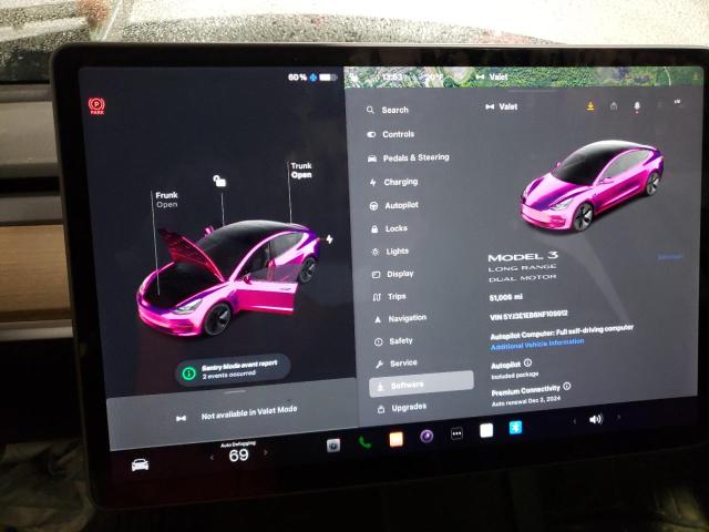 Photo 9 from auction – 2022 TESLA MODEL 3 with VIN 5YJ3E1EB6NF109912