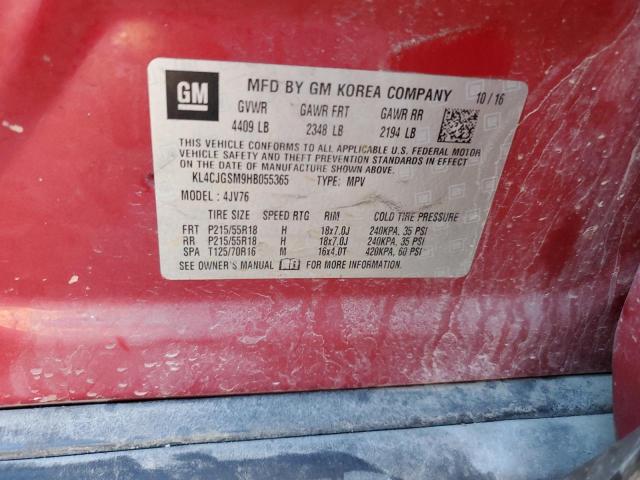 Photo 12 from auction – 2017 BUICK ENCORE ESS with VIN KL4CJGSM9HB055365