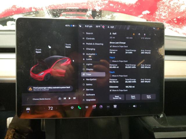 Photo 9 from auction – 2022 TESLA MODEL 3 with VIN 5YJ3E1EC4NF177649