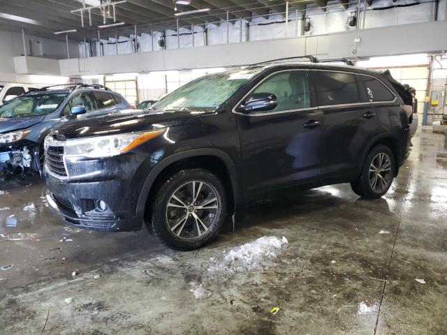 TOYOTA HIGHLANDER 2016 with VIN 5TDJKRFH8GS260346 - Photo from auction