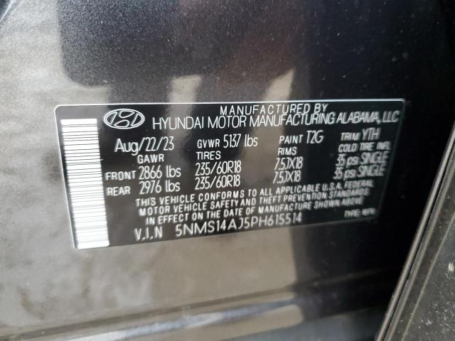 Photo 14 from auction – 2023 HYUNDAI SANTA FE S with VIN 5NMS14AJ5PH615514