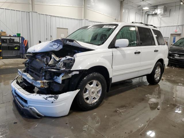 HONDA PILOT EXL 2004 with VIN 2HKYF185X4H560320 - Photo from auction