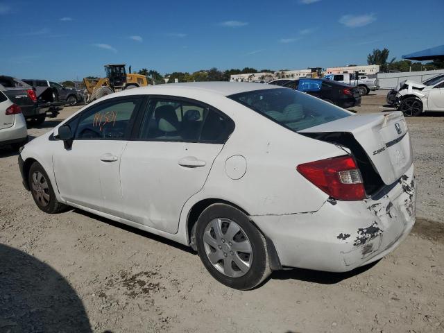 Photo 2 from auction – 2012 HONDA CIVIC LX with VIN 2HGFB2F53CH608115