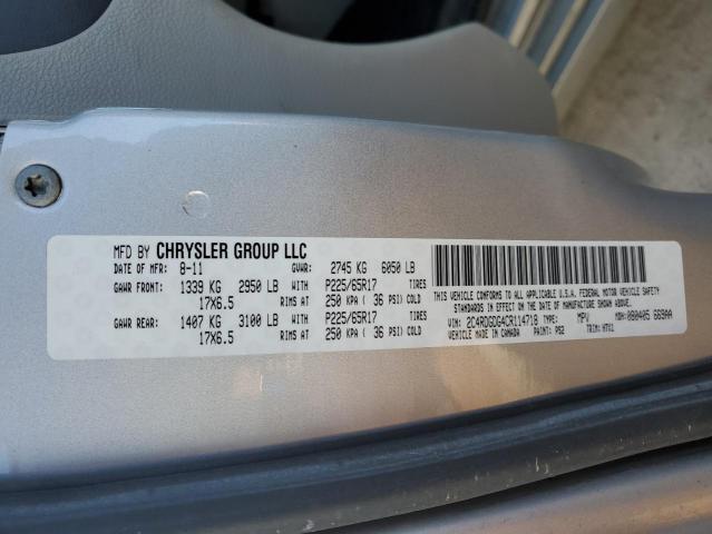 Photo 14 from auction – 2012 DODGE GRAND CARA with VIN 2C4RDGDG4CR114718