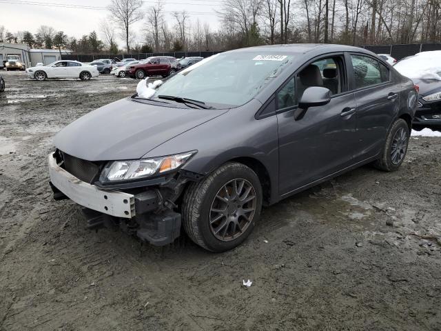 HONDA CIVIC LX 2013 with VIN 2HGFB2F5XDH557438 - Photo from auction