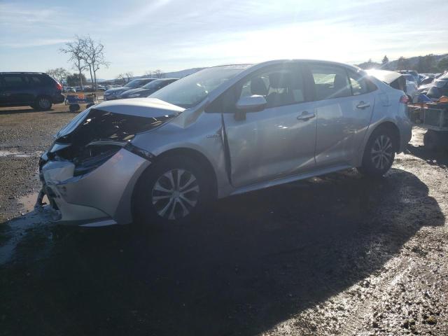 TOYOTA COROLLA LE 2021 with VIN JTDEAMDE2MJ002543 - Photo from auction
