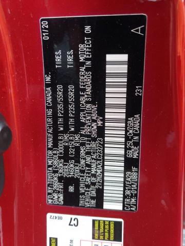 Photo 14 from auction – 2020 LEXUS RX 350 with VIN 2T2HZMDA2LC232723