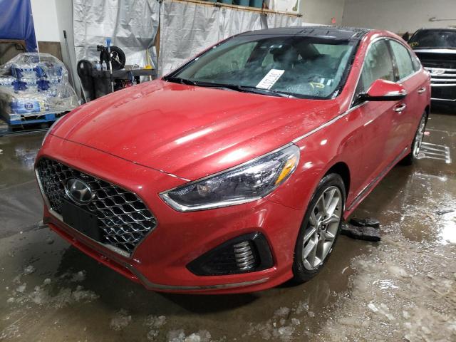 HYUNDAI SONATA LIM 2019 with VIN 5NPE34AB8KH767668 - Photo from auction