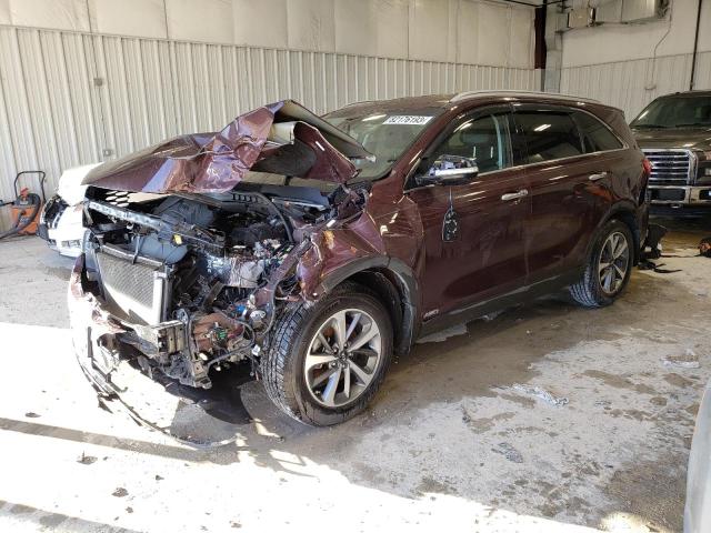 KIA SORENTO EX 2019 with VIN 5XYPHDA58KG463672 - Photo from auction