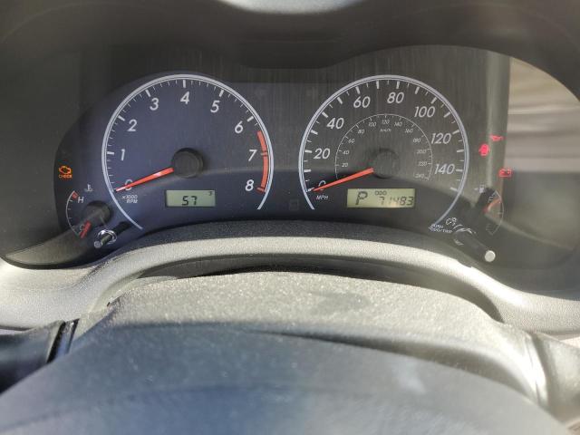 Photo 9 from auction – 2012 TOYOTA COROLLA BA with VIN 2T1BU4EE2CC852711