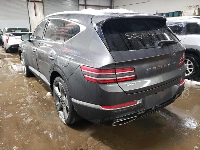 Photo 2 from auction – 2021 GENESIS GV80 BASE with VIN KMUHCESC1MU074831