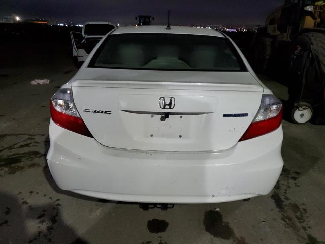 Photo 6 from auction – 2012 HONDA CIVIC HYBR with VIN JHMFB4F24CS010624