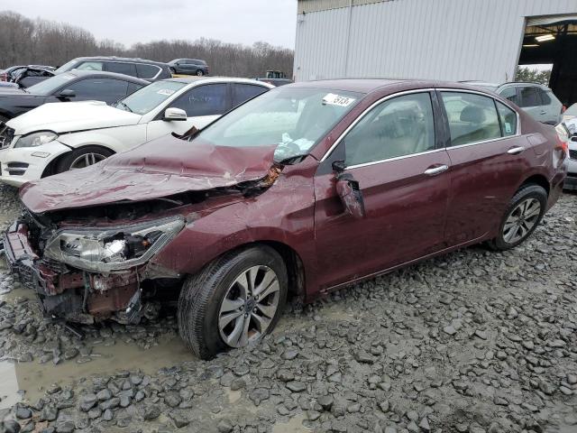 HONDA ACCORD LX 2014 with VIN 1HGCR2F33EA025896 - Photo from auction