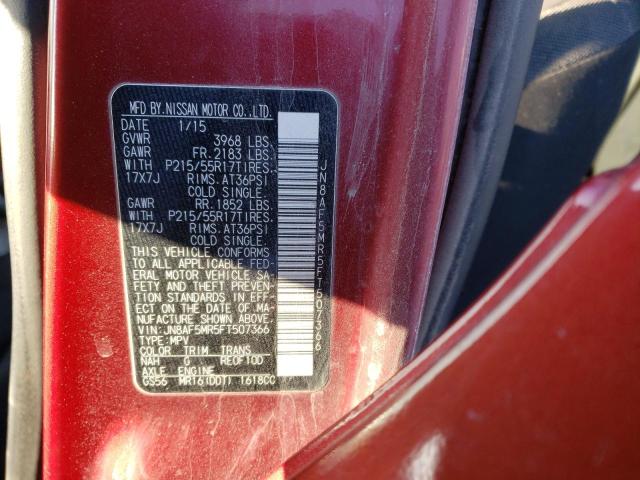 Photo 14 from auction – 2015 NISSAN JUKE S with VIN JN8AF5MR5FT507366