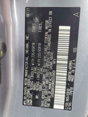 Photo 14 from auction – 2021 TOYOTA HIGHLANDER with VIN 5TDGBRCH9MS059968