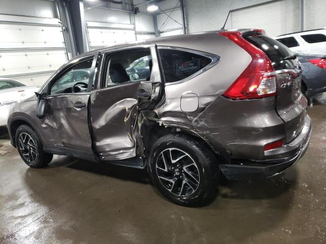 Photo 2 from auction – 2016 HONDA CR-V SE with VIN 5J6RM4H40GL129109