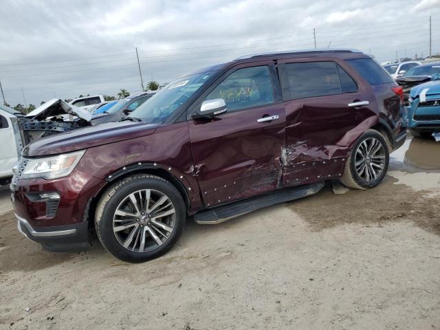 FORD EXPLORER P 2018 with VIN 1FM5K8HT4JGC47331 - Photo from auction