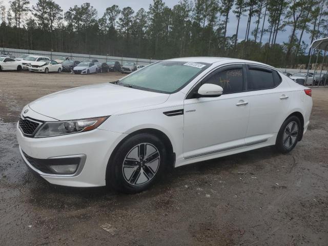 KIA OPTIMA HYB 2013 with VIN KNAGM4AD1D5058393 - Photo from auction