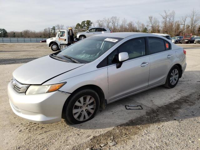 HONDA CIVIC LX 2012 with VIN 19XFB2F57CE102295 - Photo from auction