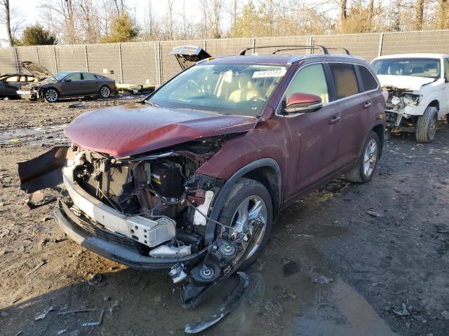 TOYOTA HIGHLANDER 2015 with VIN 5TDDKRFH4FS222009 - Photo from auction