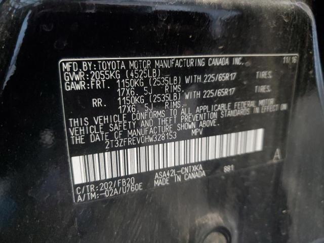 Photo 14 from auction – 2017 TOYOTA RAV4 LE with VIN 2T3ZFREV0HW328153