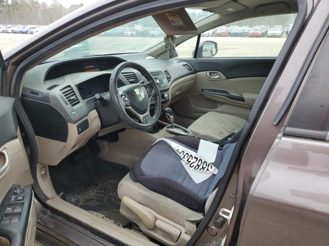 Photo 7 from auction – 2012 HONDA CIVIC LX with VIN 2HGFB2F59CH587674