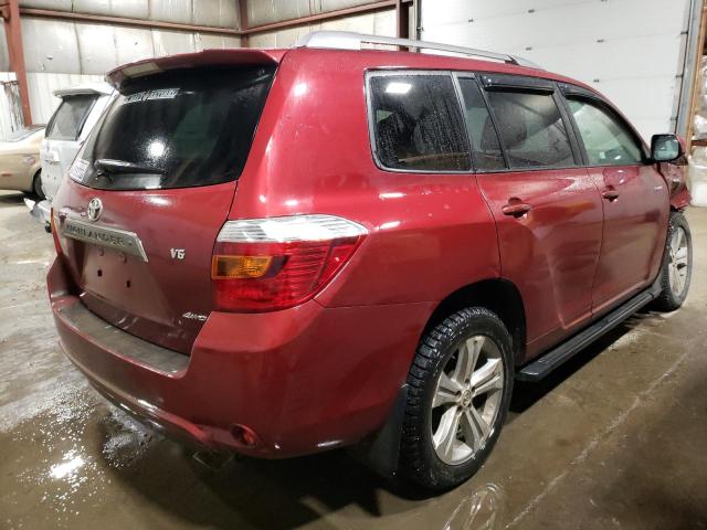 Photo 3 from auction – 2008 TOYOTA HIGHLANDER with VIN JTEES43A582058449