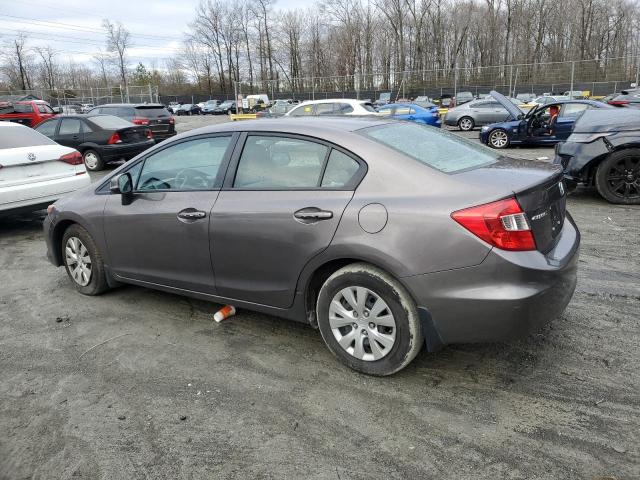 Photo 2 from auction – 2012 HONDA CIVIC LX with VIN 19XFB2F55CE052349