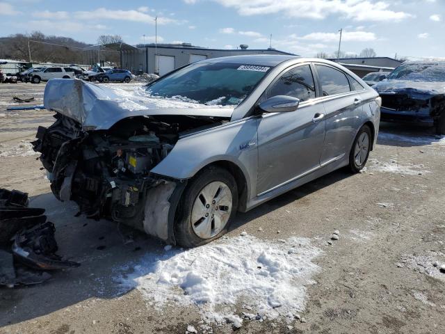 HYUNDAI SONATA HYB 2015 مع رقم تعريف المركبة KMHEC4A42FA130415 - صورة من المزاد