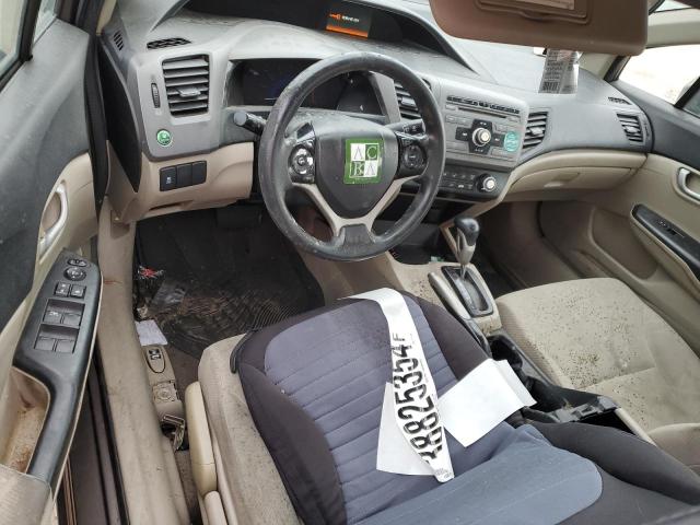 Photo 8 from auction – 2012 HONDA CIVIC LX with VIN 2HGFB2F59CH587674