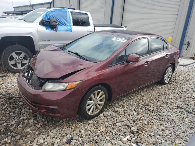 HONDA CIVIC EX 2012 with VIN 2HGFB2F89CH532474 - Photo from auction