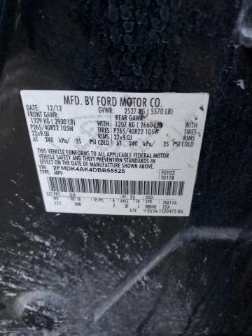 Photo 14 from auction – 2013 FORD EDGE SPORT with VIN 2FMDK4AK4DBB55525