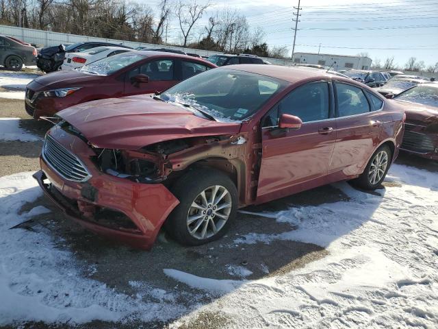 FORD FUSION SE 2017 with VIN 3FA6P0H76HR199600 - Photo from auction