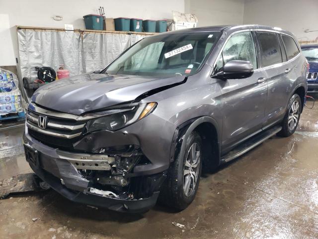 HONDA PILOT EXLN 2016 with VIN 5FNYF6H72GB114972 - Photo from auction