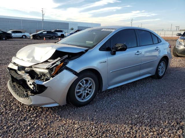 TOYOTA COROLLA LE 2021 with VIN JTDEAMDE7MJ005986 - Photo from auction