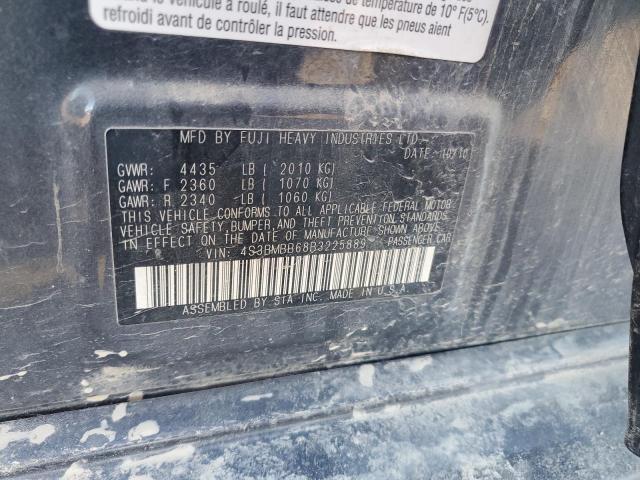 Photo 12 from auction – 2011 SUBARU LEGACY 2.5 with VIN 4S3BMBB68B3225889