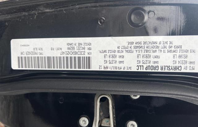 Photo 10 from auction – 2012 CHRYSLER 300 S with VIN 2C3CCABGXCH251407