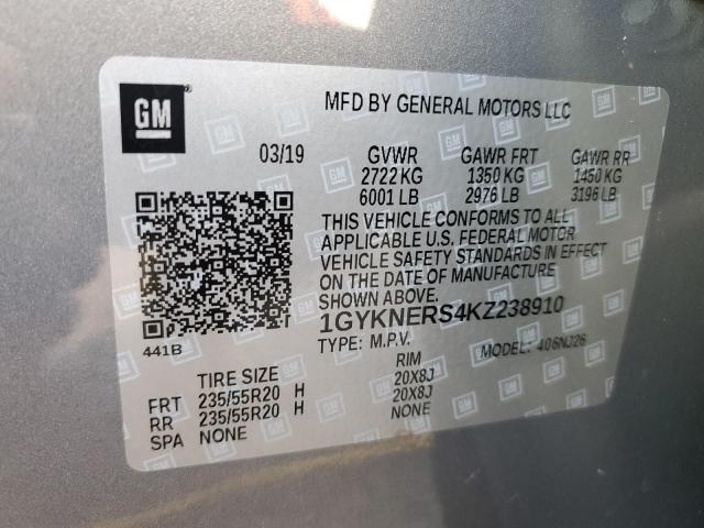 Photo 14 from auction – 2019 CADILLAC XT5 PREMIU with VIN 1GYKNERS4KZ238910