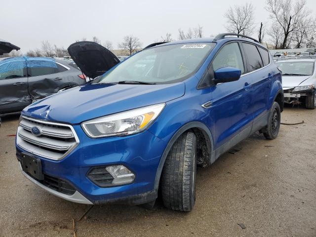 FORD ESCAPE SE 2018 with VIN 1FMCU9GD6JUD21609 - Photo from auction