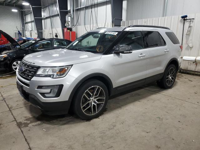 FORD EXPLORER X 2017 with VIN 1FM5K8D83HGB58216 - Photo from auction